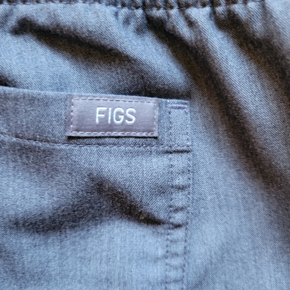 Women's Figs Livingston Scrub Pants Graphite Gray Size Small - Picture 9 of 13